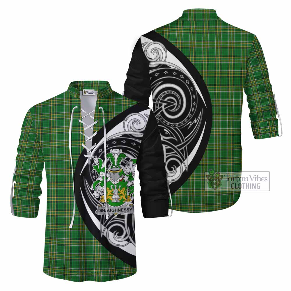 Shaughnessy Irish Clan Ghillie Kilt Shirt Celtic Circle Style - Tartan Vibes Clothing