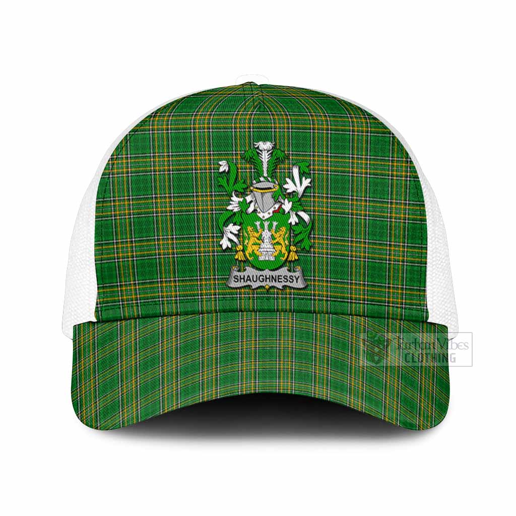 Shaughnessy Irish Coat of Arms Tartan Mesh Trucker Cap