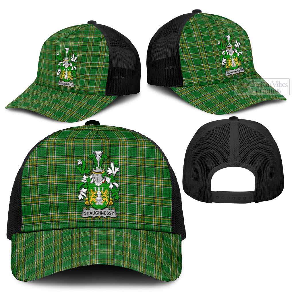 Shaughnessy Irish Coat of Arms Tartan Mesh Trucker Cap