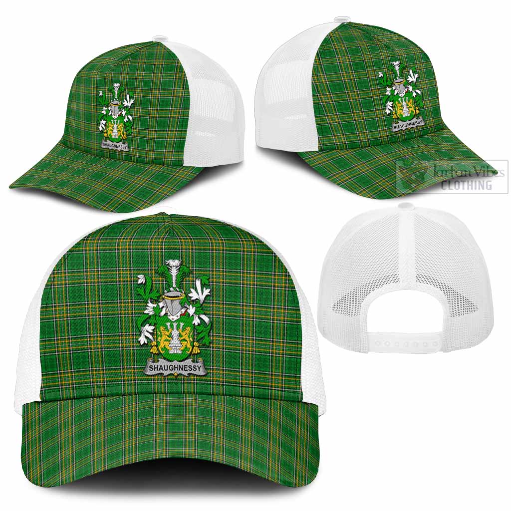 Shaughnessy Irish Coat of Arms Tartan Mesh Trucker Cap