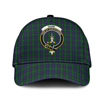 Shaw Tartan Classic Cap with Family Crest