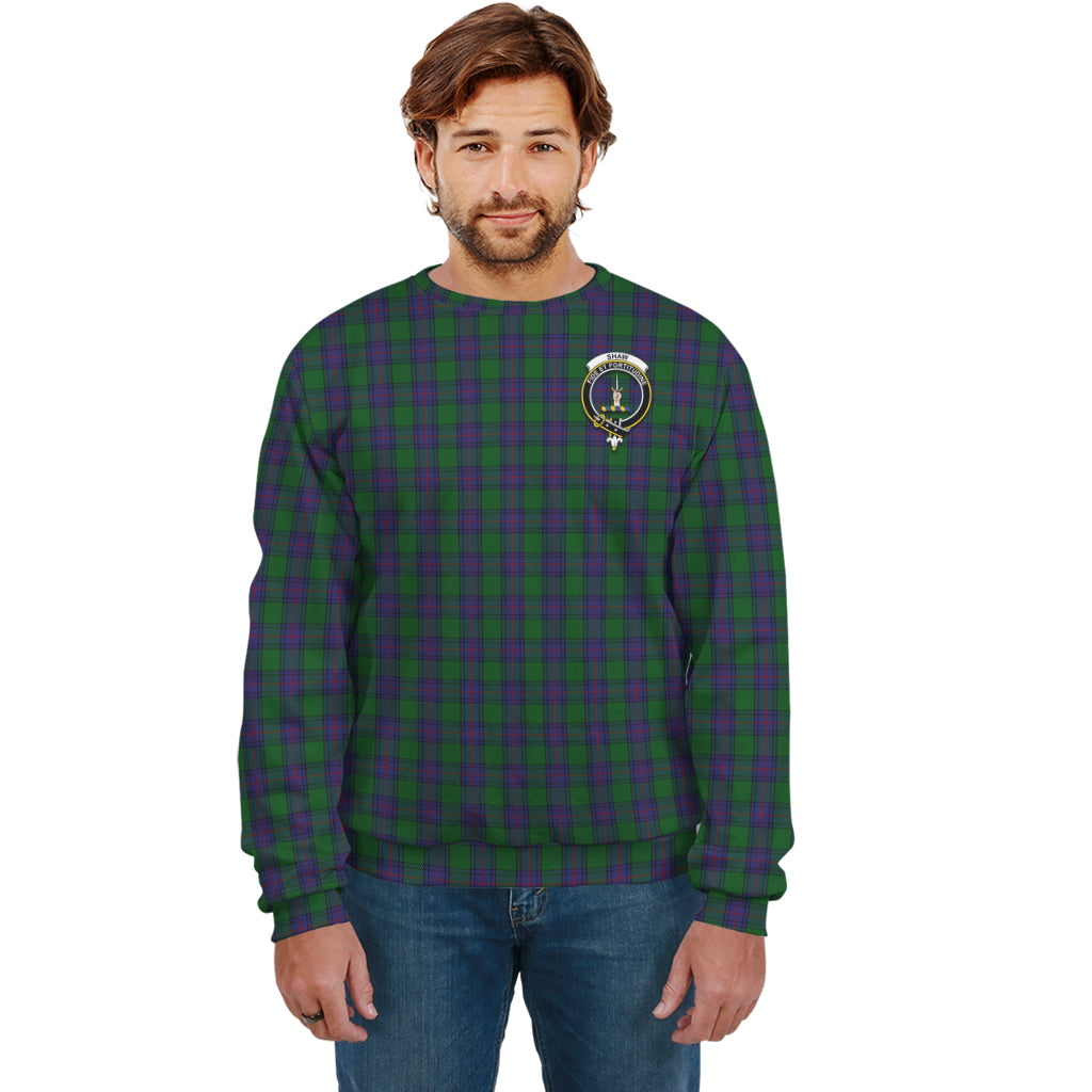 Shaw Tartan Sweatshirt with Family Crest Unisex - Tartan Vibes Clothing
