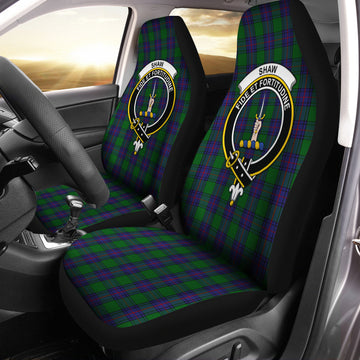 Shaw Tartan Car Seat Cover with Family Crest One Size - Tartanvibesclothing