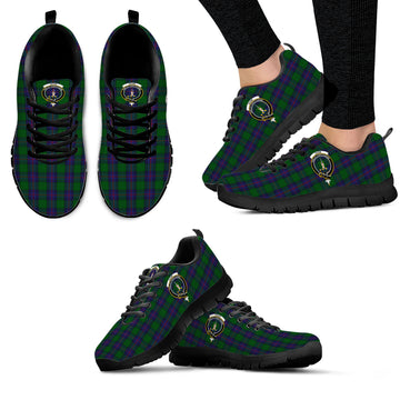 Shaw Tartan Sneakers with Family Crest