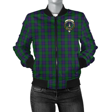 Shaw Tartan Bomber Jacket with Family Crest
