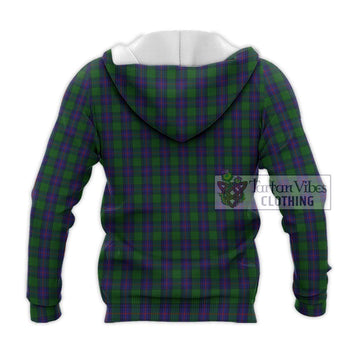 Shaw Tartan Knitted Hoodie with Family Crest DNA In Me Style - Tartanvibesclothing Shop