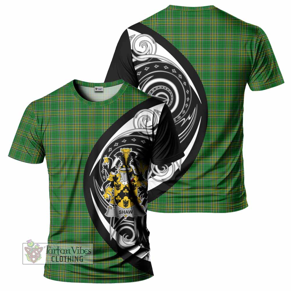 Tartan Vibes Clothing Shaw Irish Clan T-Shirt Celtic Circle Style