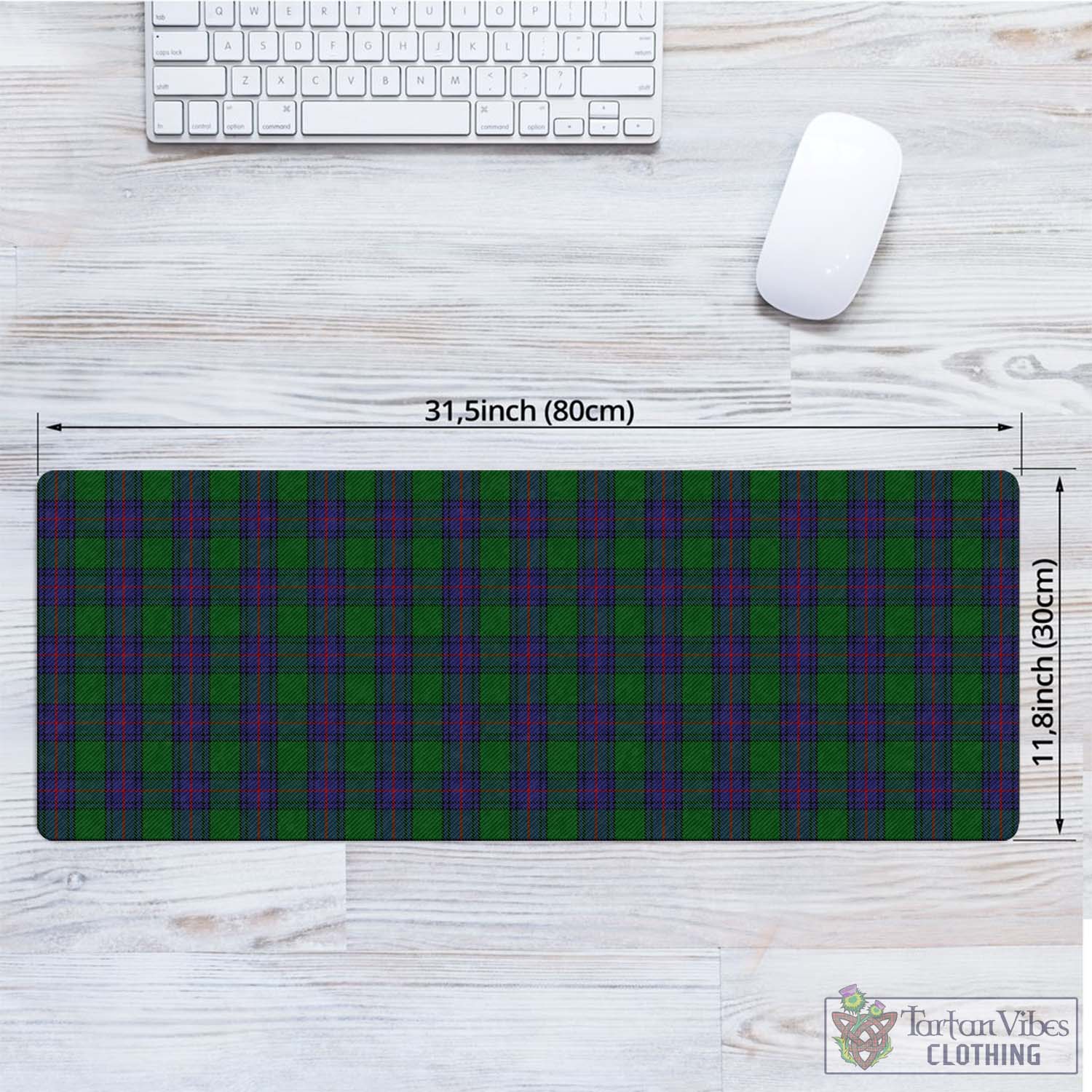 Tartan Vibes Clothing Shaw Tartan Mouse Pad