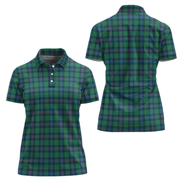 Shaw Ancient Tartan Polo Shirt For Women
