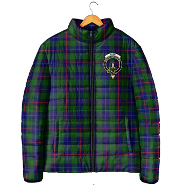 Shaw Modern Tartan Padded Jacket with Family Crest