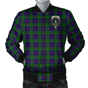Shaw Modern Tartan Bomber Jacket with Family Crest