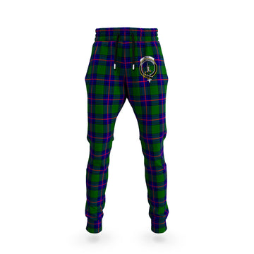 Shaw Modern Tartan Joggers Pants with Family Crest
