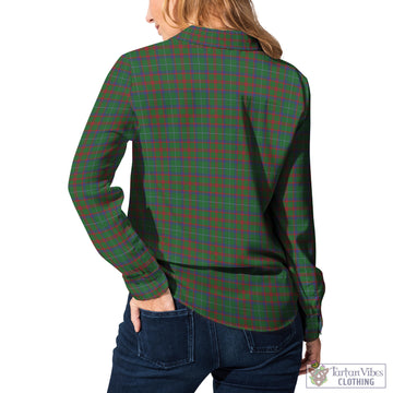 Shaw of Tordarroch Green Hunting Tartan Womens Casual Shirt