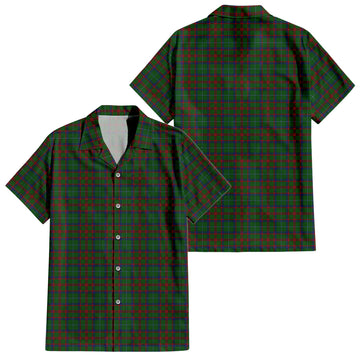 Shaw of Tordarroch Green Hunting Tartan Short Sleeve Button Down Shirt
