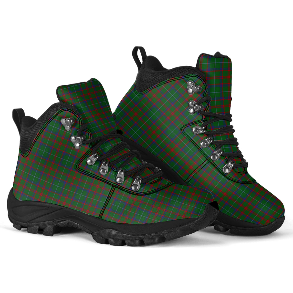 Shaw of Tordarroch Green Hunting Tartan Alpine Boots - Tartanvibesclothing