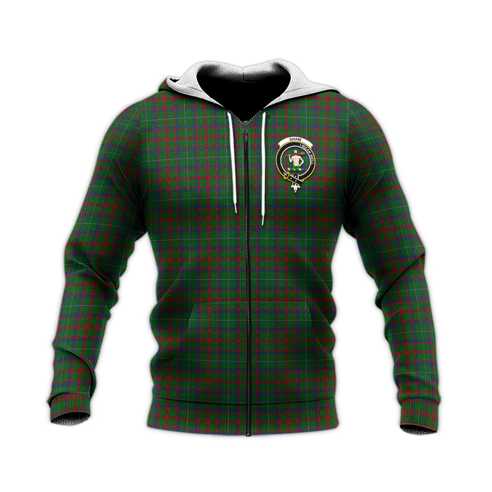 shaw-of-tordarroch-green-hunting-tartan-knitted-hoodie-with-family-crest