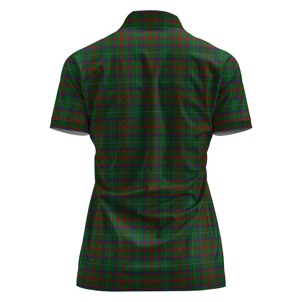 shaw-of-tordarroch-green-hunting-tartan-polo-shirt-for-women