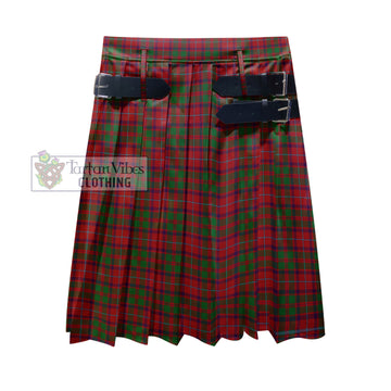 Shaw of Tordarroch Red Dress Tartan Men's Pleated Skirt - Fashion Casual Retro Scottish Kilt Style