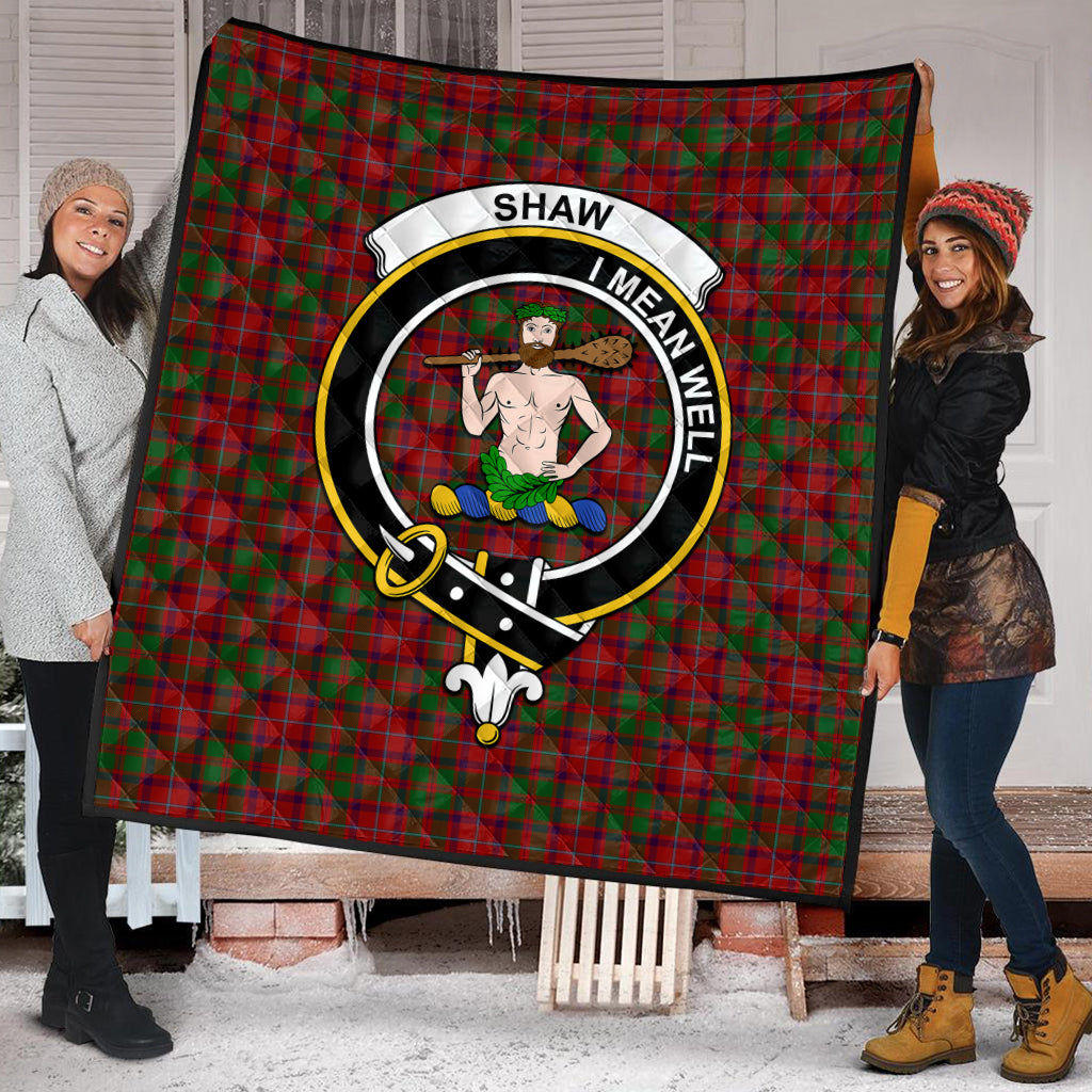 shaw-of-tordarroch-red-dress-tartan-quilt-with-family-crest