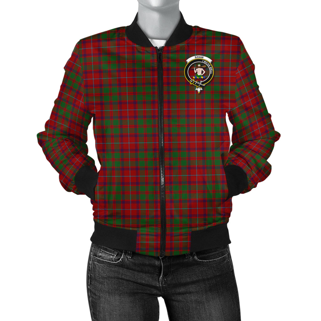 shaw-of-tordarroch-red-dress-tartan-bomber-jacket-with-family-crest