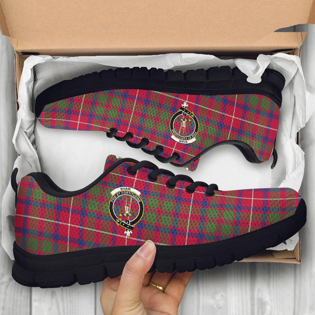 shaw-red-modern-tartan-sneakers-with-family-crest