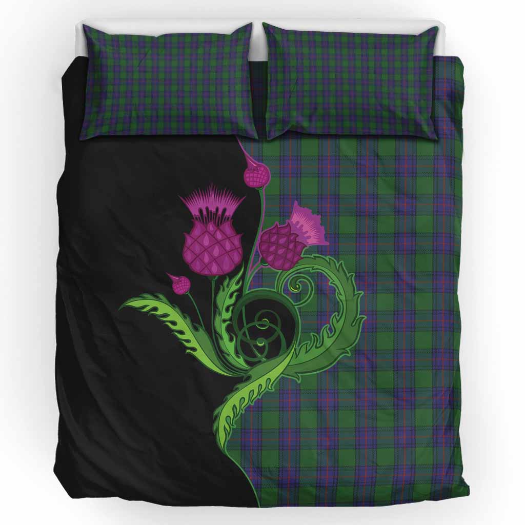 Shaw Tartan Bedding Set Traditional Scottish Thistle UK Bedding Set UK King 91*87 inch - Tartan Vibes Clothing