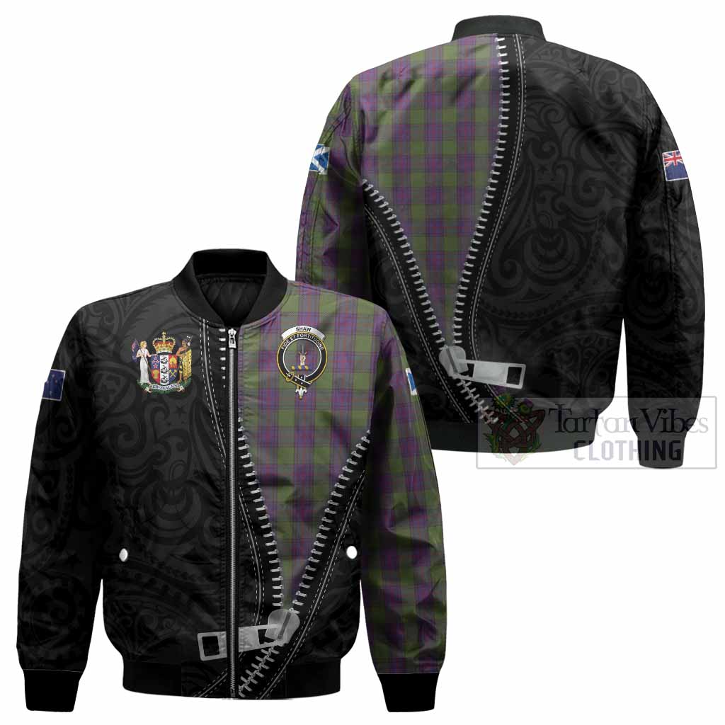Shaw Tartan Bomber Jacket New Zealand Pattern Unique Zipper Stylized