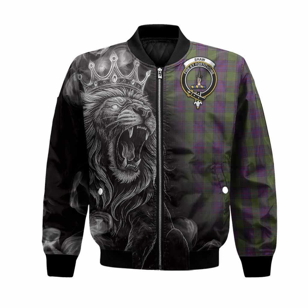 Shaw Tartan Bomber Jacket Roaring Lion Heritage
