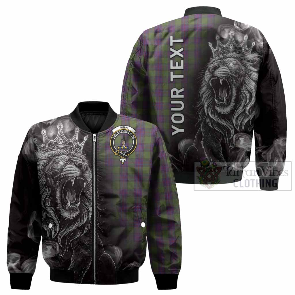 Shaw Tartan Bomber Jacket Roaring Lion Heritage