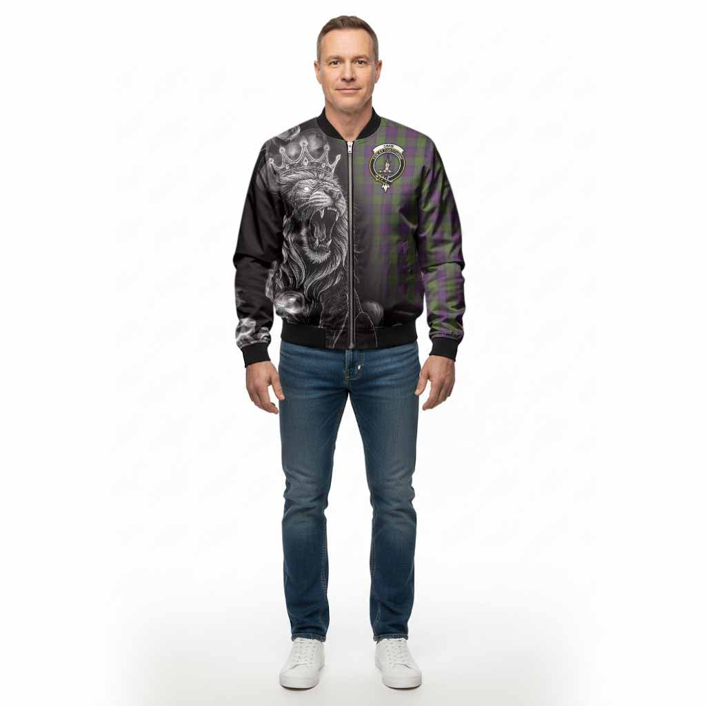 Shaw Tartan Bomber Jacket Roaring Lion Heritage