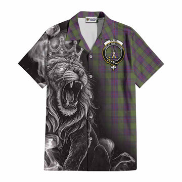 Shaw Tartan Cotton Hawaiian Shirt Roaring Lion Heritage