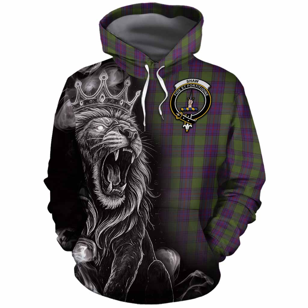 Shaw Tartan Cotton Hoodie Roaring Lion Heritage