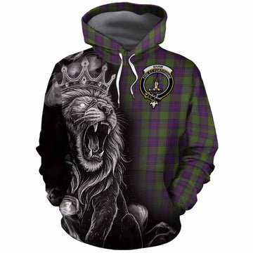 Shaw Tartan Cotton Hoodie Roaring Lion Heritage