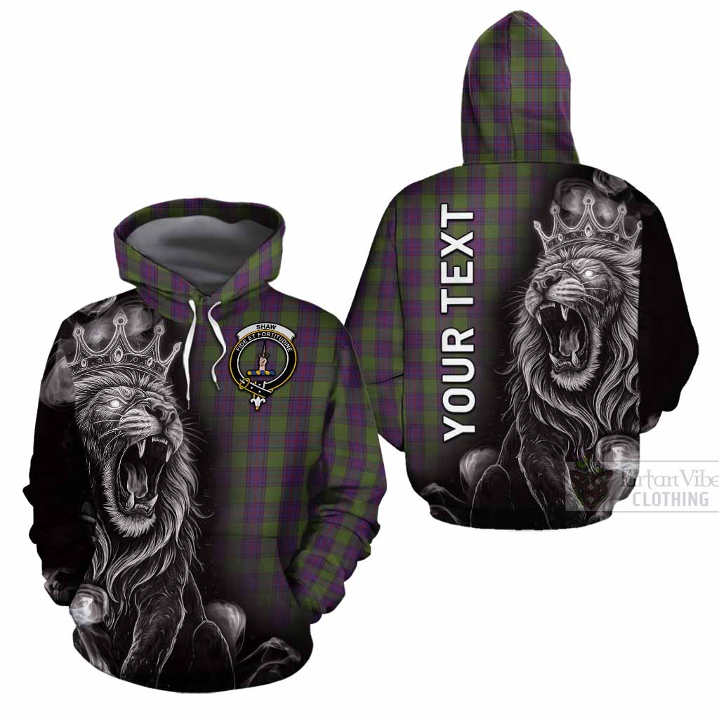 Shaw Tartan Cotton Hoodie Roaring Lion Heritage