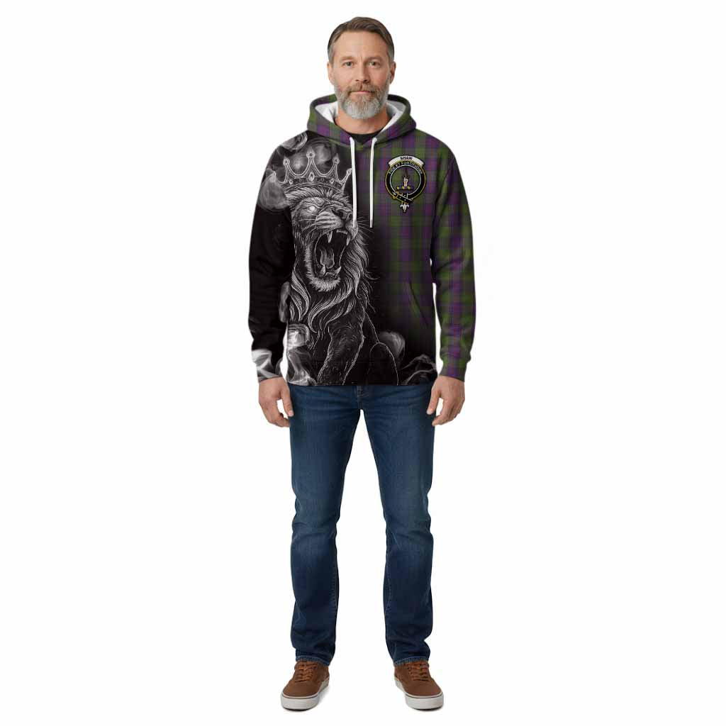 Shaw Tartan Cotton Hoodie Roaring Lion Heritage