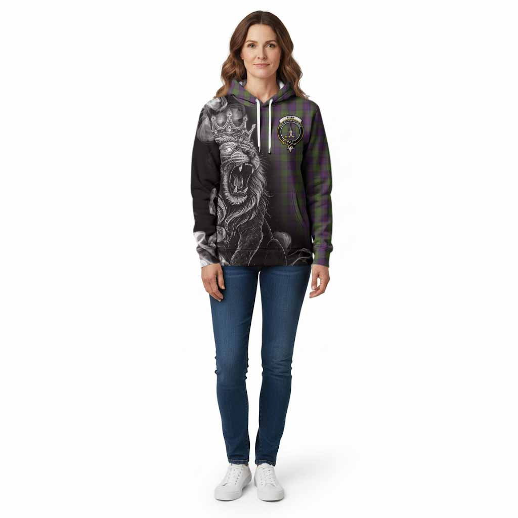 Shaw Tartan Cotton Hoodie Roaring Lion Heritage