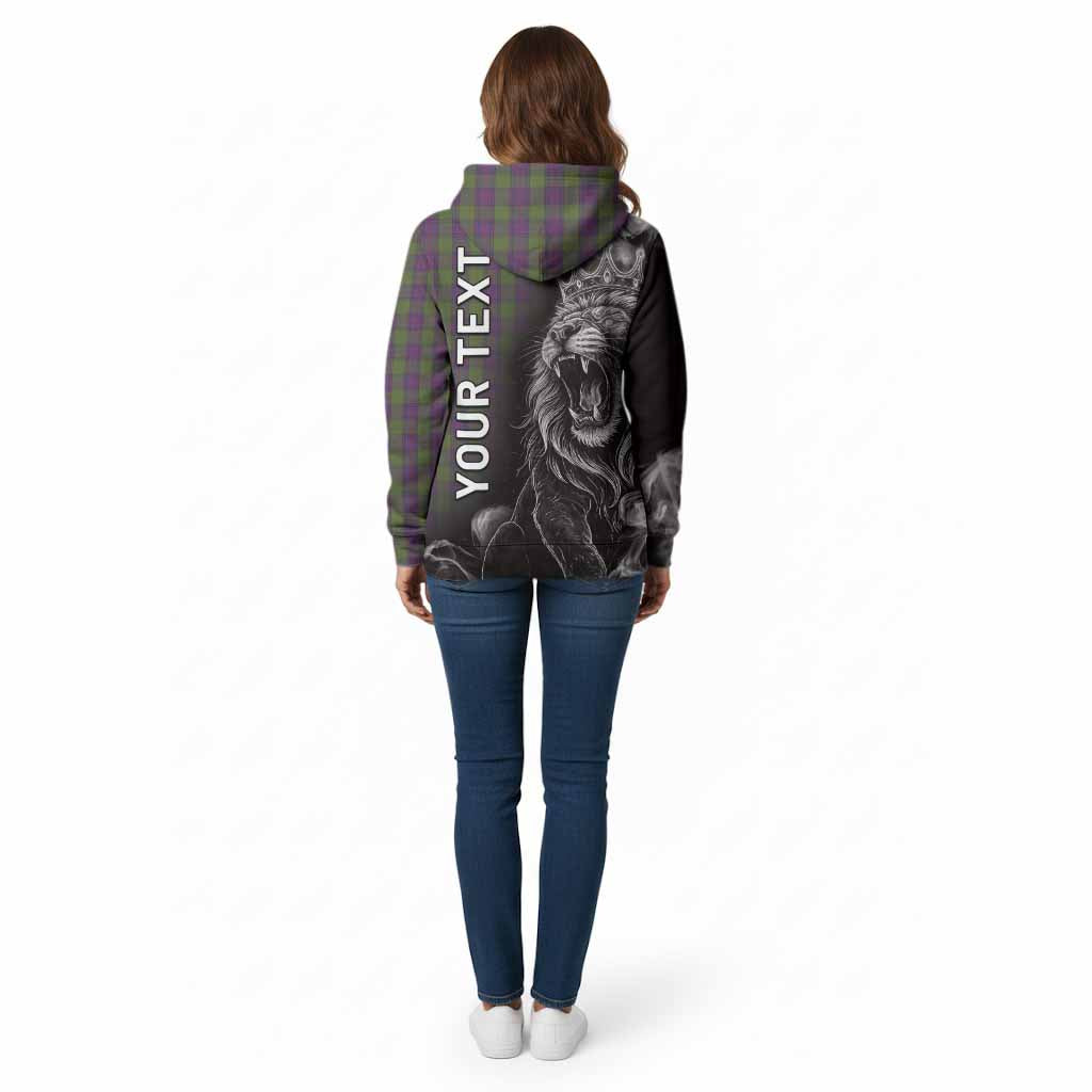 Shaw Tartan Cotton Hoodie Roaring Lion Heritage