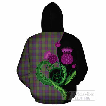 Shaw Tartan Cotton Hoodie Traditional Scottish Thistle