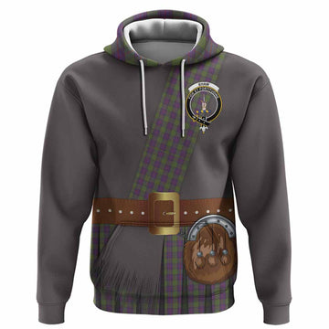 Shaw Tartan Crest Hoodie Kilt Costume Style