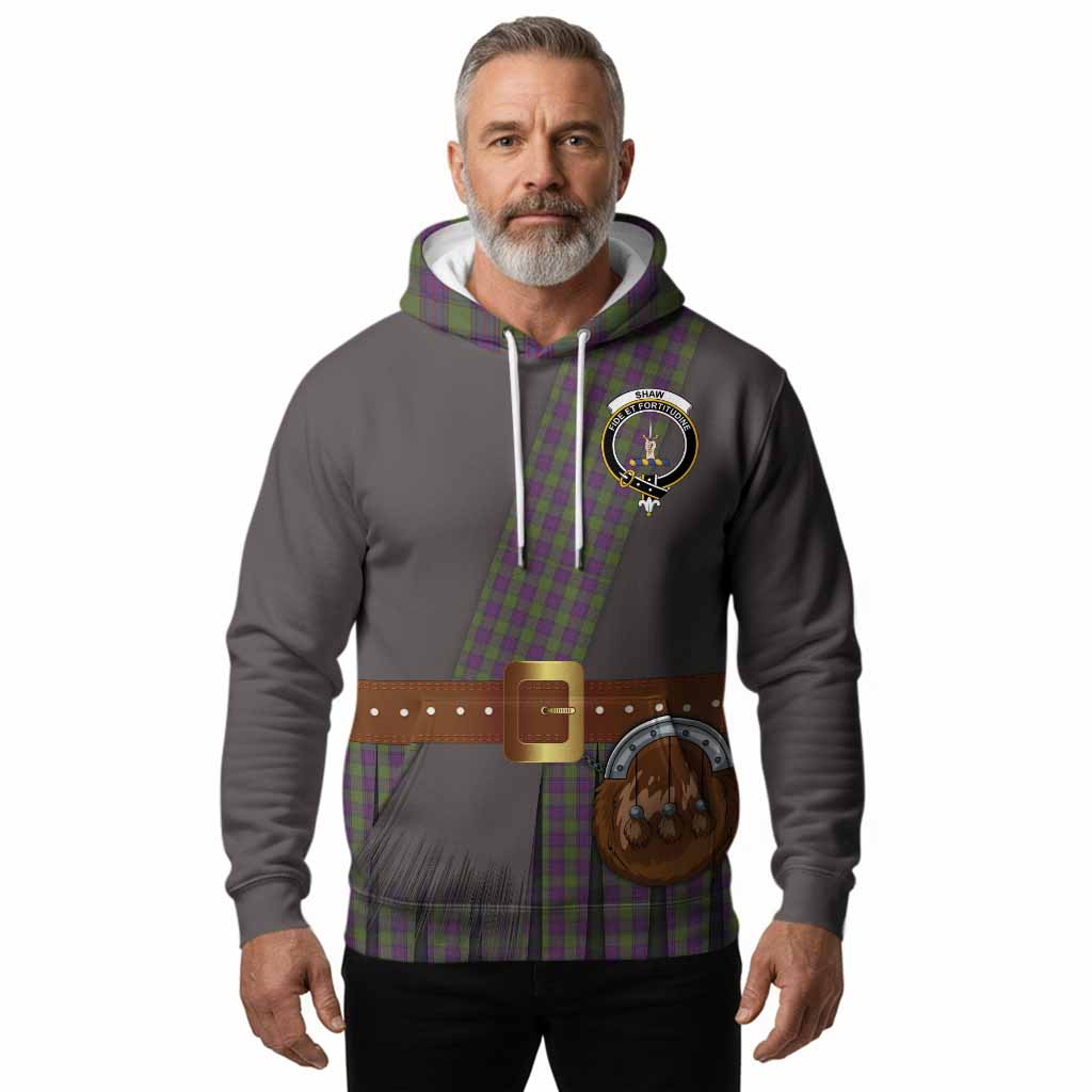 Shaw Tartan Crest Hoodie Kilt Costume Style