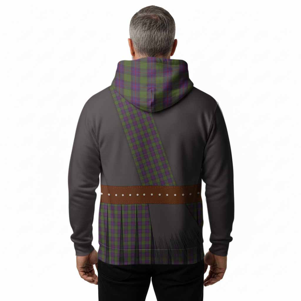 Shaw Tartan Crest Hoodie Kilt Costume Style