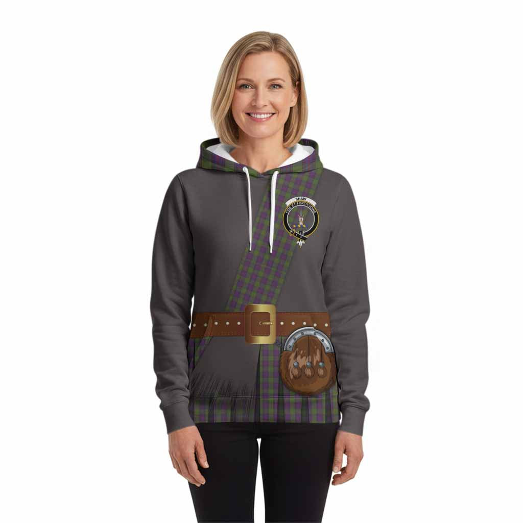 Shaw Tartan Crest Hoodie Kilt Costume Style