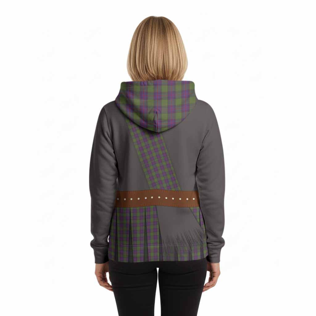 Shaw Tartan Crest Hoodie Kilt Costume Style