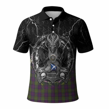 Shaw Tartan Crest Polo Shirt Celtic Odin's Raven Legacy