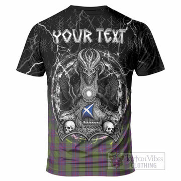Shaw Tartan Crest T-Shirt Celtic Odin's Raven Legacy