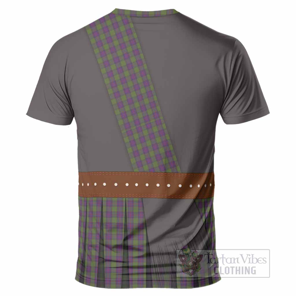 Shaw Tartan Crest T-Shirt Kilt Costume Style