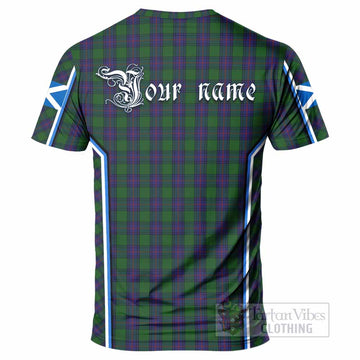 Shaw Tartan Crest T-shirt Scotland Coat of Arm Flag Style - Tartan Vibes Clothing
