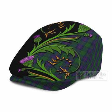 Shaw Tartan Flat Cap, Jeff Cap Scottish Thistle Pride Heritage Art