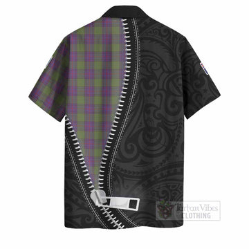 Shaw Tartan Hawaiian Shirt New Zealand Pattern Unique Zipper Stylized