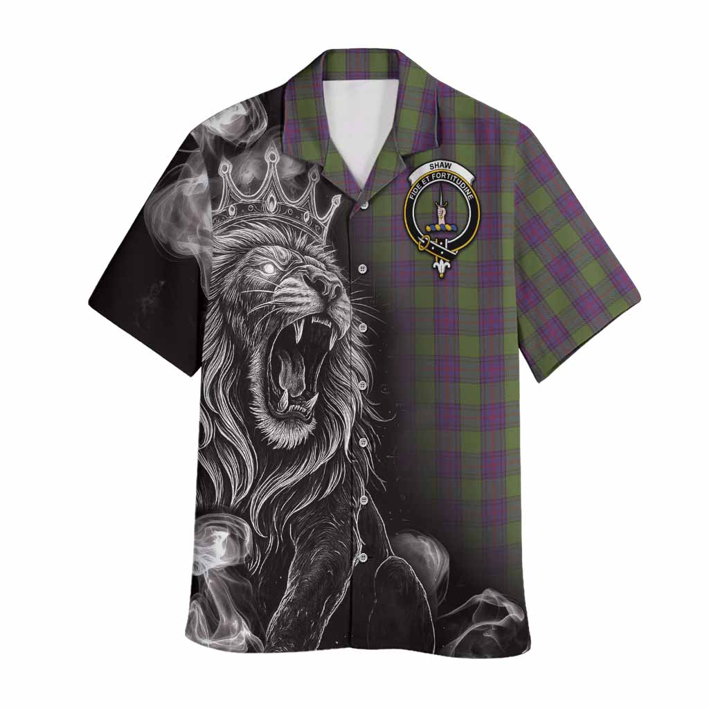 Shaw Tartan Hawaiian Shirt Roaring Lion Heritage